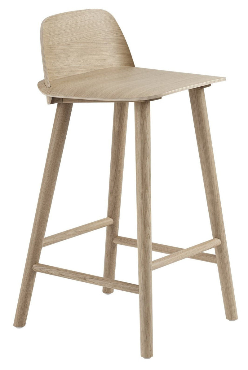 Nerd Stool - Muuto - Stools + Benches + Ottomans - Counter Height - Black - HORNE