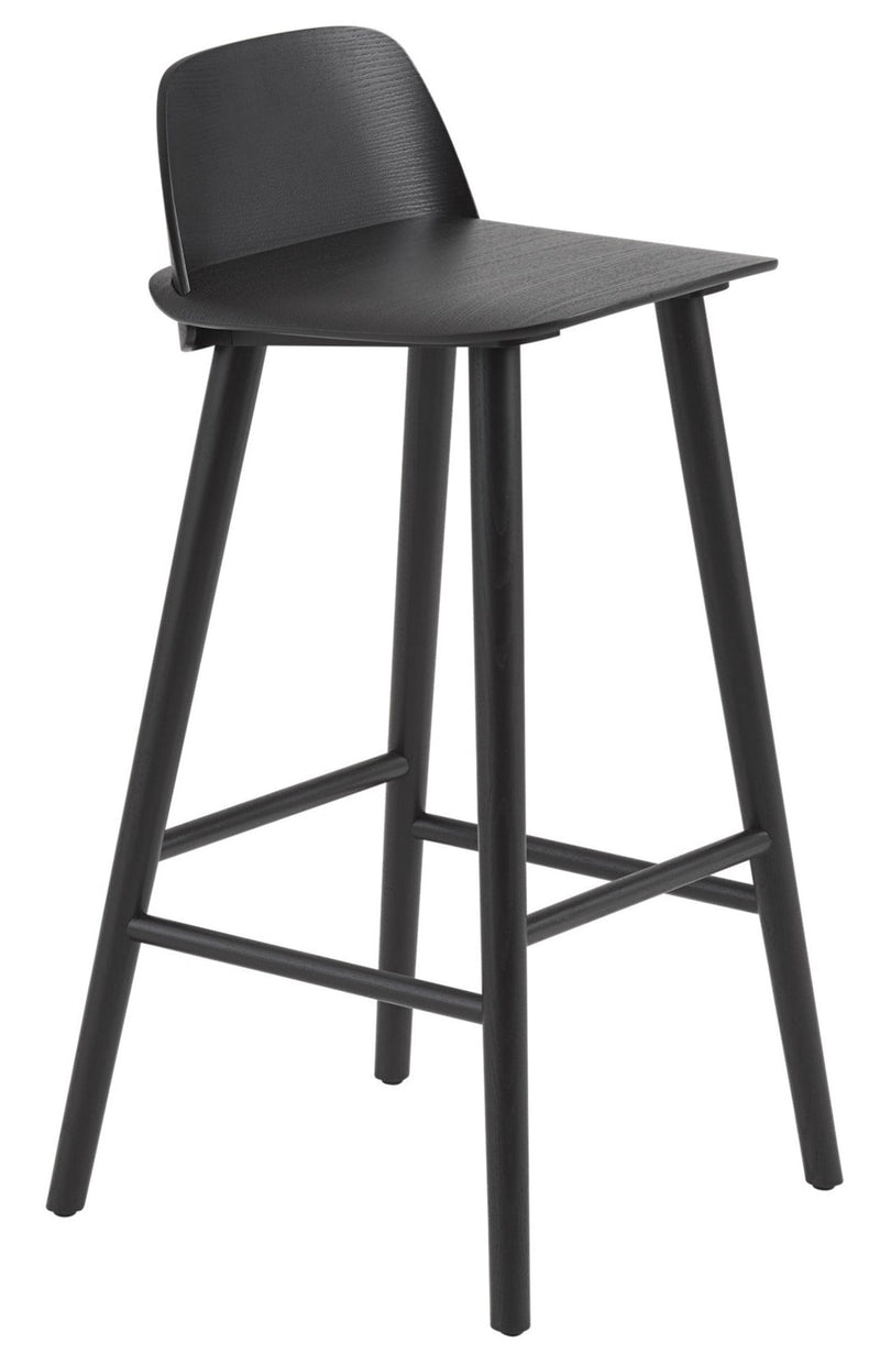 Nerd Stool - Muuto - Stools + Benches + Ottomans - Counter Height - Black - HORNE