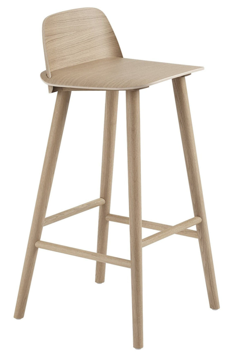 Nerd Stool - Muuto - Stools + Benches + Ottomans - Counter Height - Black - HORNE