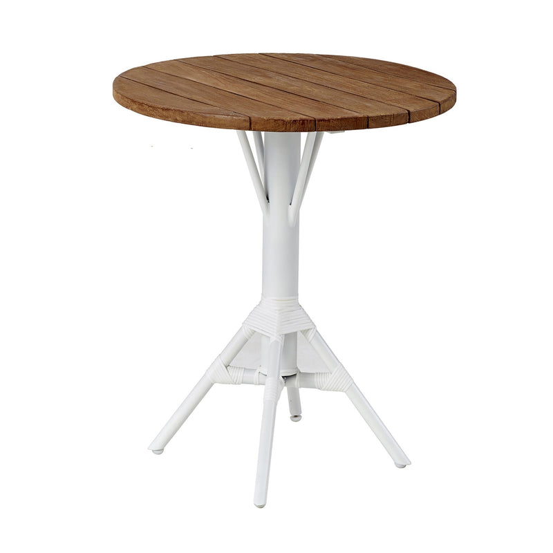 Nicole Cafe Bar Table - Exterior - Sika Design - Outdoor Furniture - White - Round(Ø80) - HORNE
