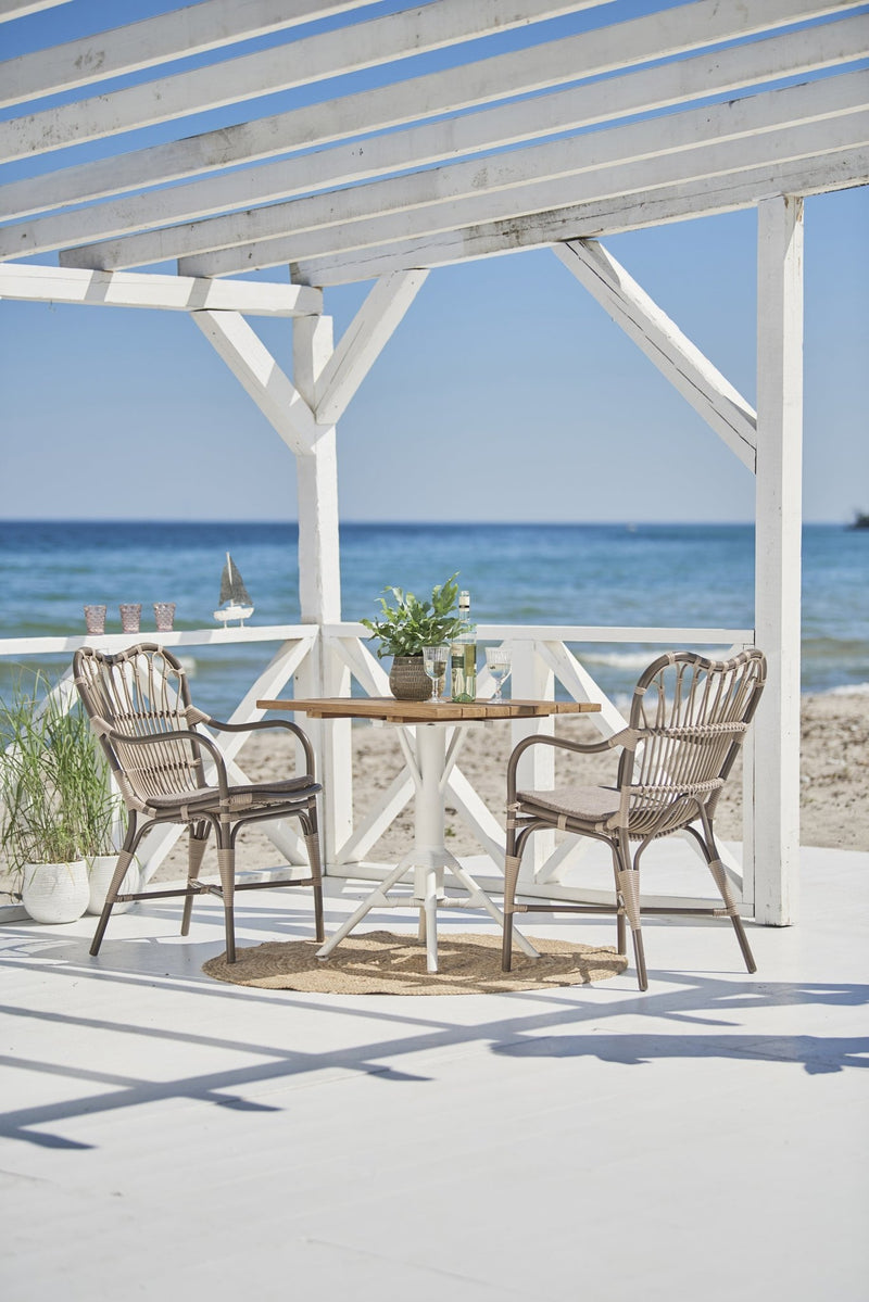 Nicole Cafe Table - Exterior - Sika Design - Outdoor Furniture - Black - Round(Ø80) - HORNE