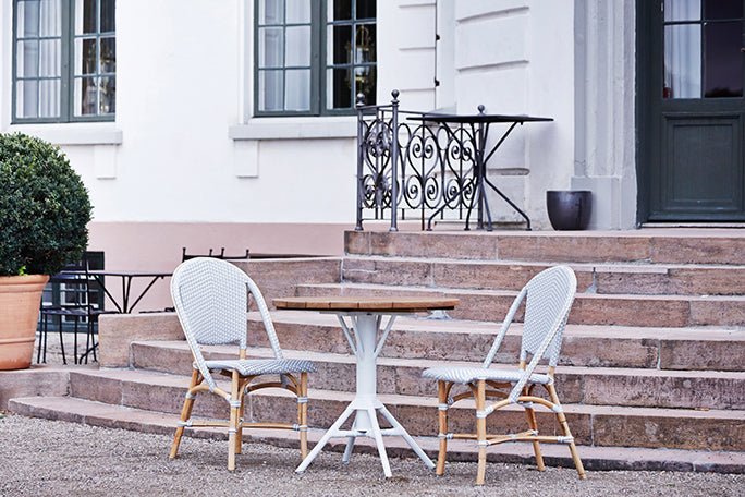 Nicole Cafe Table - Exterior - Sika Design - Outdoor Furniture - Black - Round(Ø80) - HORNE