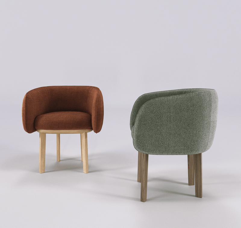 Nido Armchair - Set of 2 - WeWOOD - Chairs - Oak - Madison - TWDM12016 - HORNE