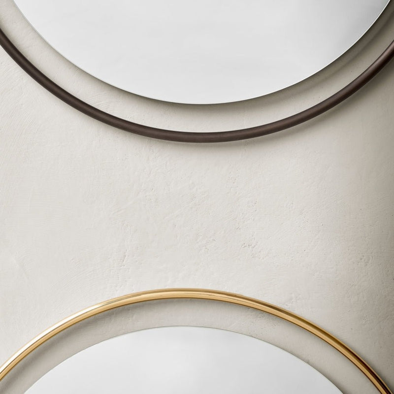 Nimbus Round Mirror - Audo Copenhagen - Mirrors - Bronzed Brass - HORNE