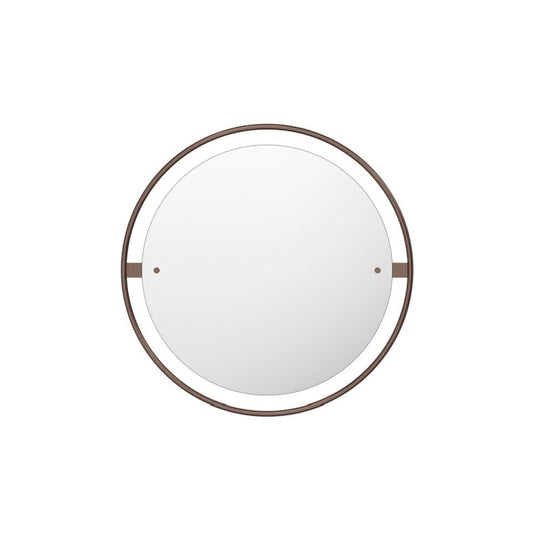 Nimbus Round Mirror - Audo Copenhagen - Mirrors - Bronzed Brass - HORNE