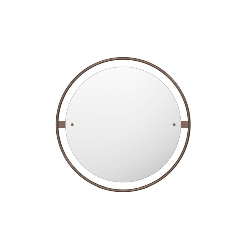 Nimbus Round Mirror - Audo Copenhagen - Mirrors - Bronzed Brass - HORNE