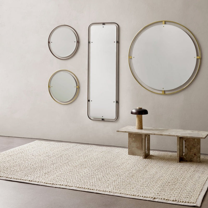 Nimbus Round Mirror - Audo Copenhagen - Mirrors - Bronzed Brass - HORNE