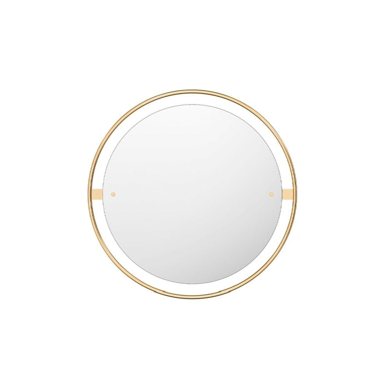 Nimbus Round Mirror - Audo Copenhagen - Mirrors - Bronzed Brass - HORNE