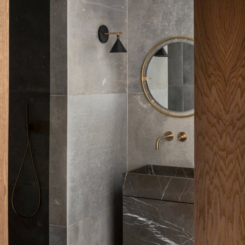 Nimbus Round Mirror - Audo Copenhagen - Mirrors - Bronzed Brass - HORNE