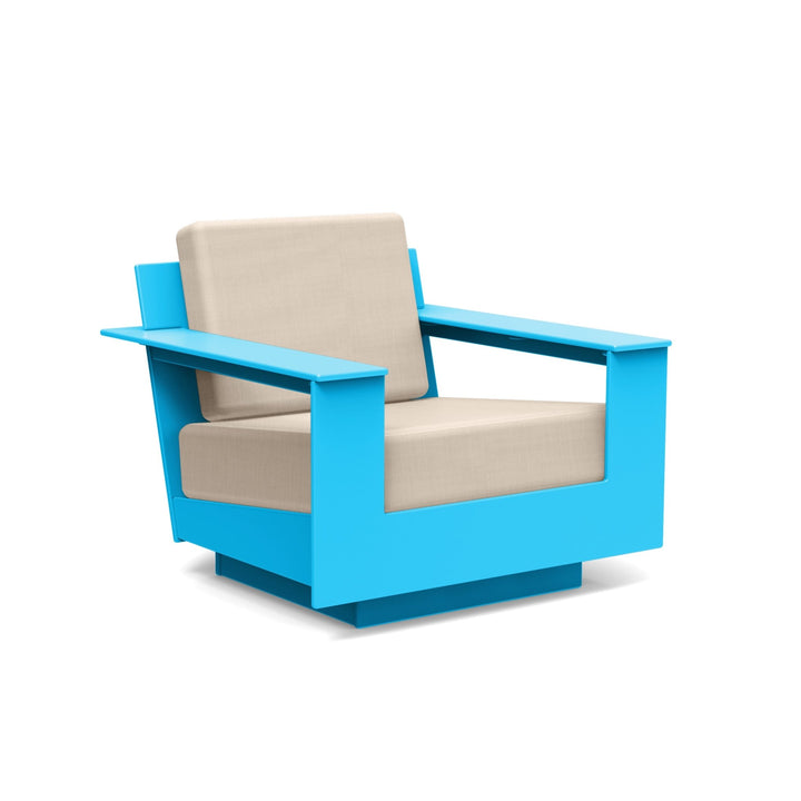 Nisswa Lounge Chair - Loll Designs - Outdoor Furniture - Sky Blue - Flax - HORNE