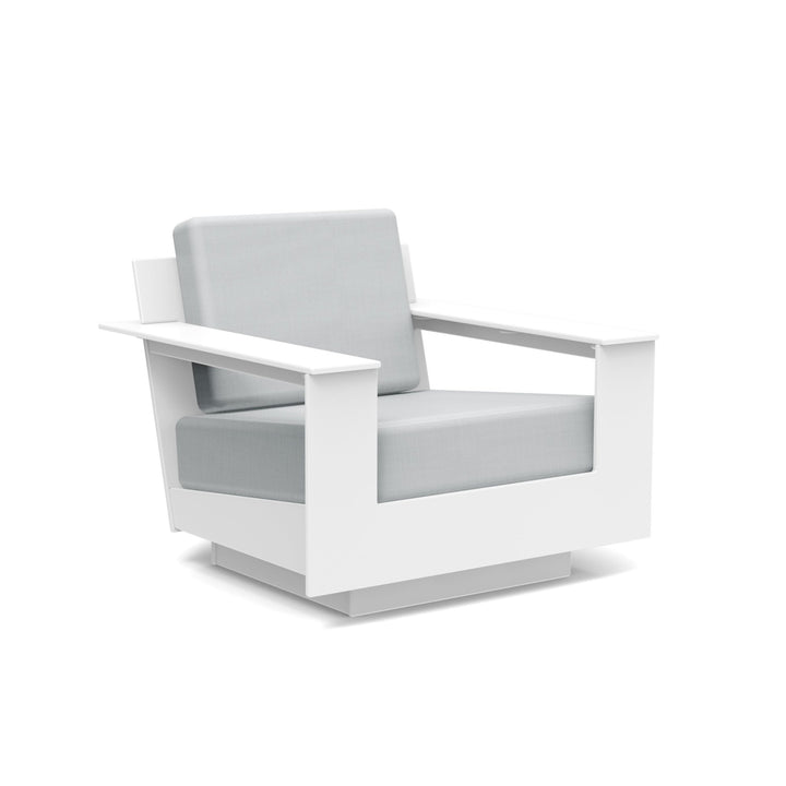 Nisswa Lounge Chair - Loll Designs - Outdoor Furniture - Cloud White - Silver - HORNE