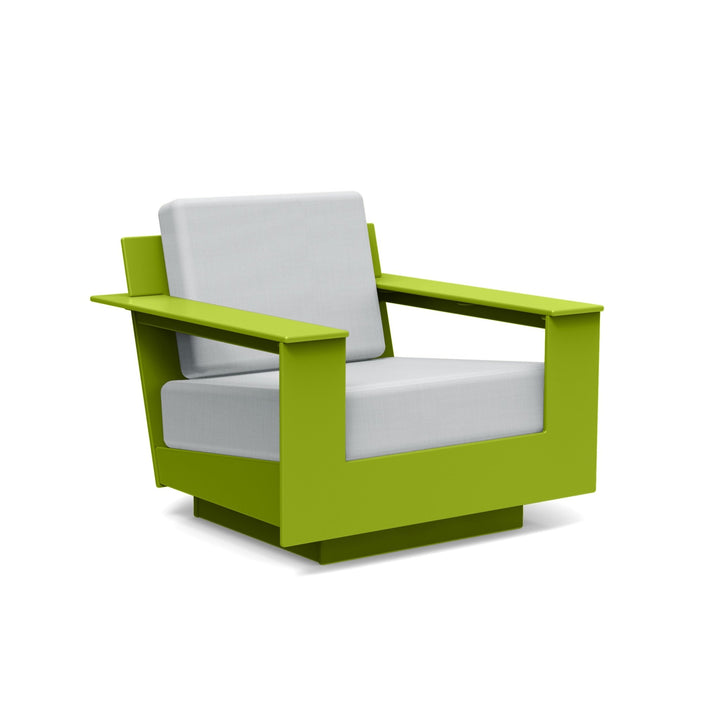 Nisswa Lounge Chair - Loll Designs - Outdoor Furniture - Leaf Green - Silver - HORNE