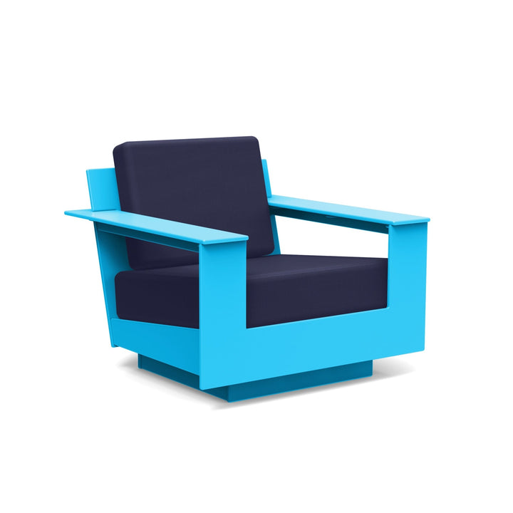 Nisswa Lounge Chair - Loll Designs - Outdoor Furniture - Sky Blue - Navy - HORNE