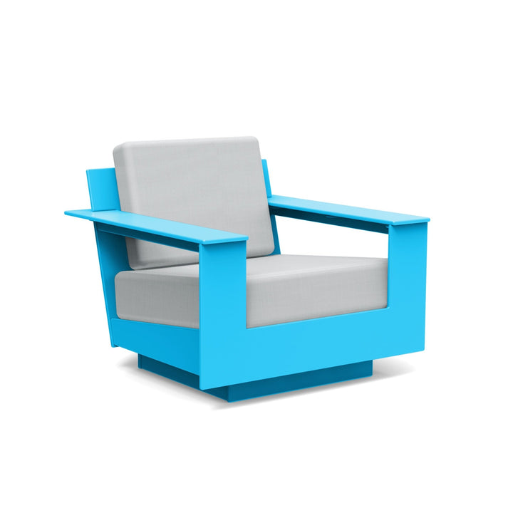 Nisswa Lounge Chair - Loll Designs - Outdoor Furniture - Sky Blue - Silver - HORNE