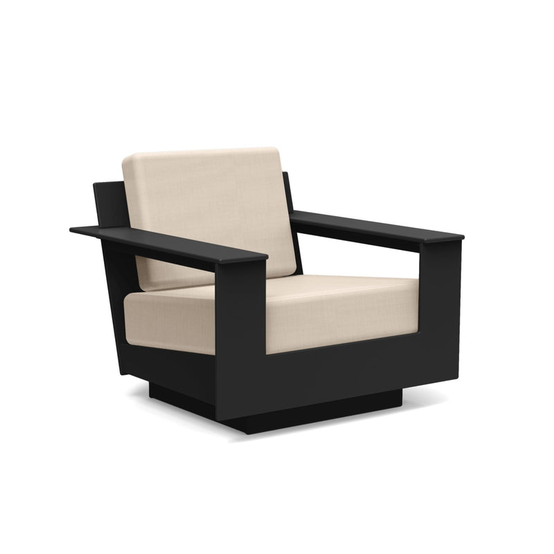 Nisswa Lounge Chair - Loll Designs - Outdoor Furniture - Black - Flax - HORNE