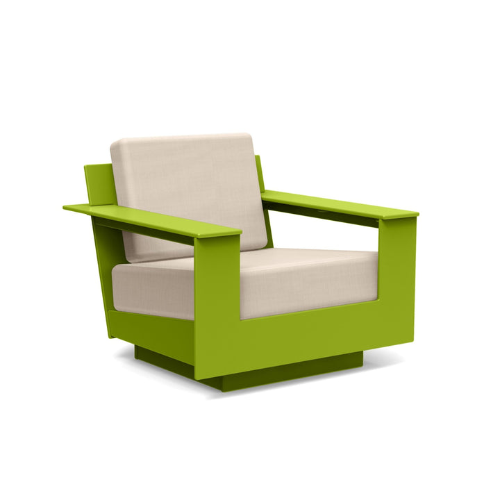 Nisswa Lounge Chair - Loll Designs - Outdoor Furniture - Leaf Green - Flax - HORNE