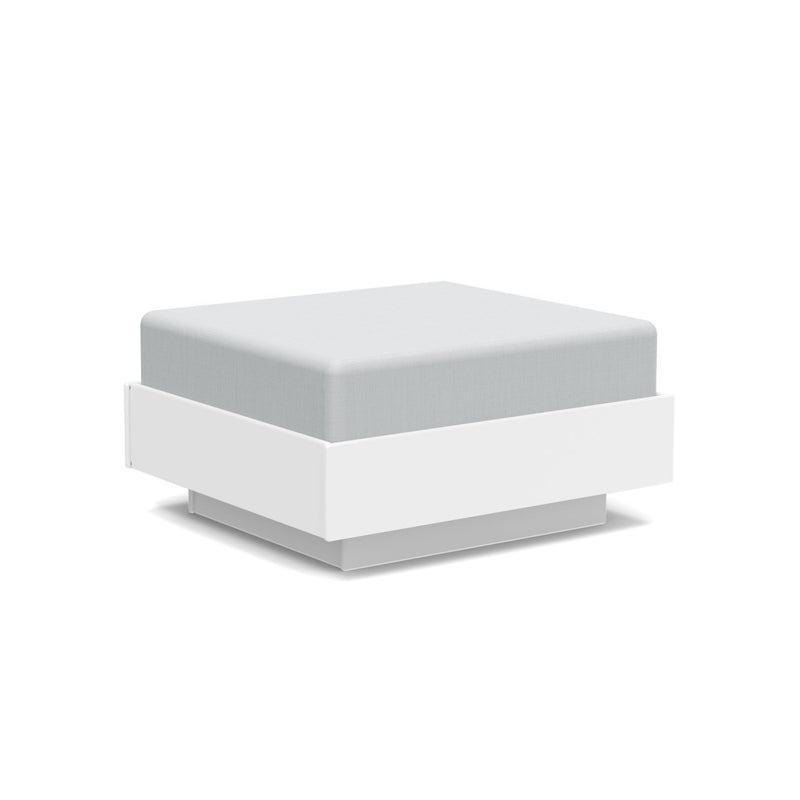 Nisswa Ottoman - Loll Designs - Stools + Benches + Ottomans - Black - Flax - HORNE