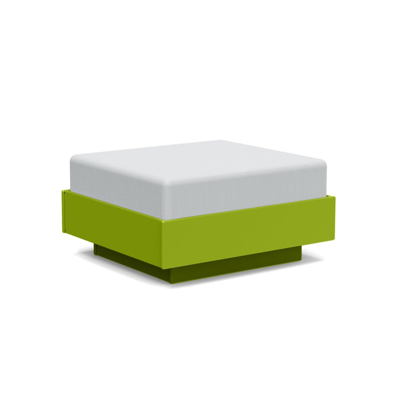 Nisswa Ottoman - Loll Designs - Stools + Benches + Ottomans - Black - Flax - HORNE