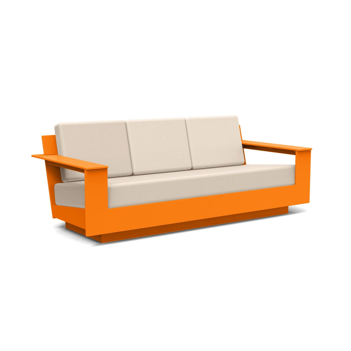 Nisswa Sofa - Loll Designs - Outdoor Furniture - Sunset Orange - Flax - HORNE