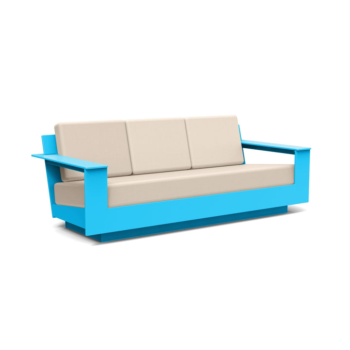 Nisswa Sofa - Loll Designs - Outdoor Furniture - Sky Blue - Flax - HORNE