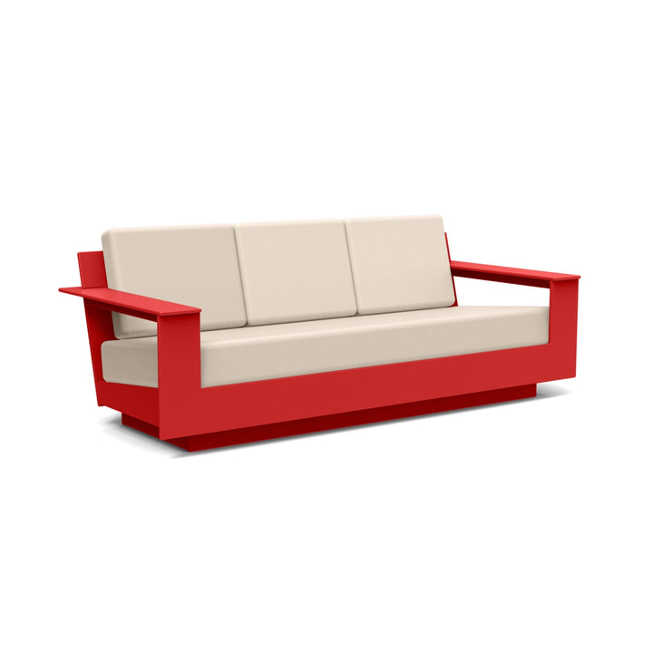 Nisswa Sofa - Loll Designs - Outdoor Furniture - Apple Red - Flax - HORNE