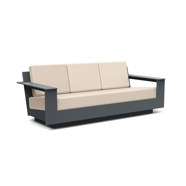 Nisswa Sofa - Loll Designs - Outdoor Furniture - Charcoal Grey - Flax - HORNE
