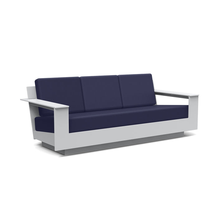Nisswa Sofa - Loll Designs - Outdoor Furniture - Driftwood - Navy - HORNE
