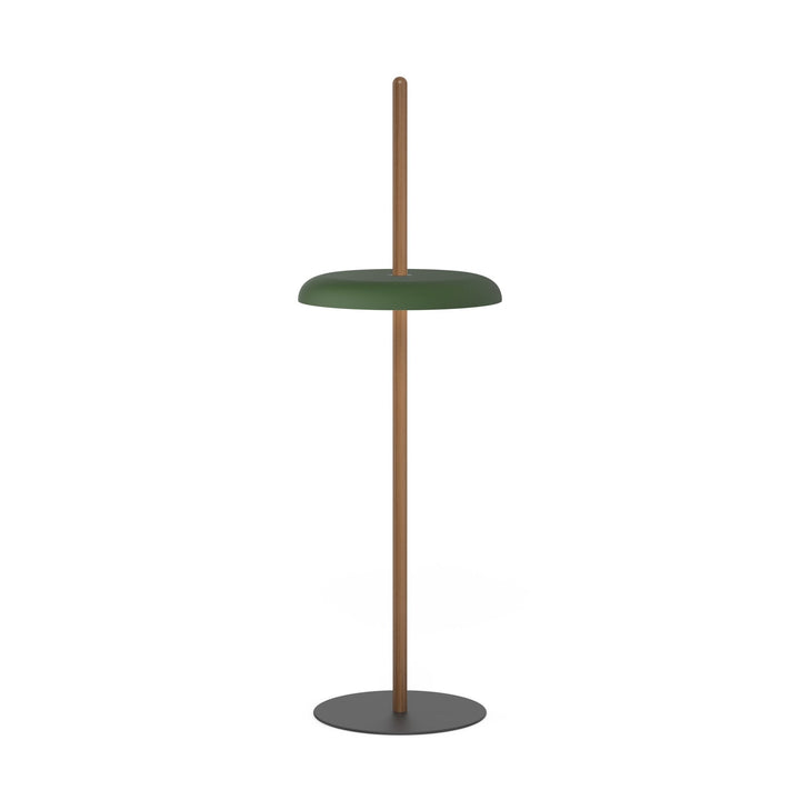 Nivél Floor Lamp - Pablo Designs - Floor Lamps - Walnut - Forest Green - HORNE
