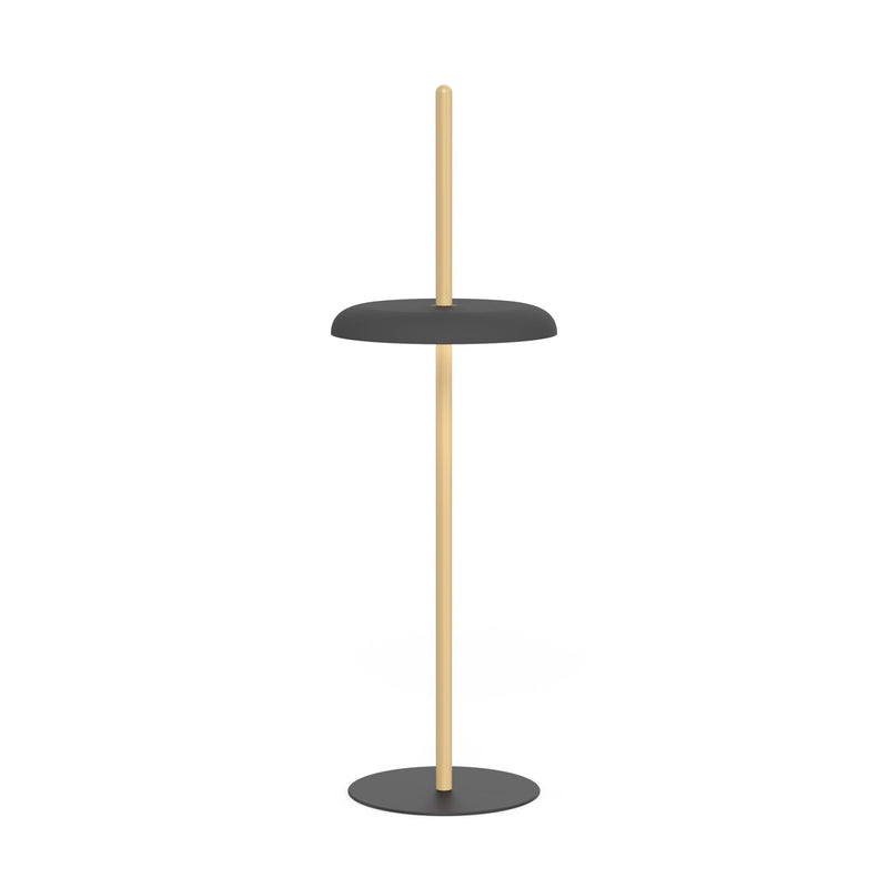 Nivél Floor Lamp - Pablo Designs - Floor Lamps - White Oak - Black - HORNE