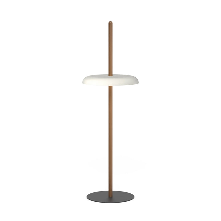 Nivél Floor Lamp - Pablo Designs - Floor Lamps - Walnut - White - HORNE