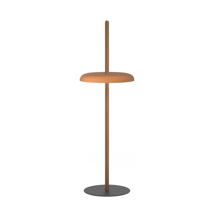 Nivél Floor Lamp - Pablo Designs - Floor Lamps - Walnut - Terracotta - HORNE