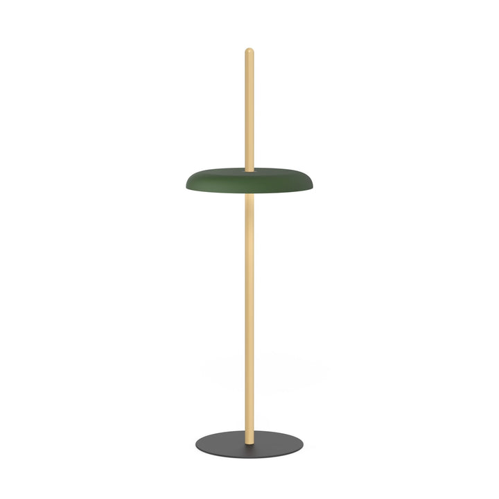 Nivél Floor Lamp - Pablo Designs - Floor Lamps - White Oak - Forest Green - HORNE