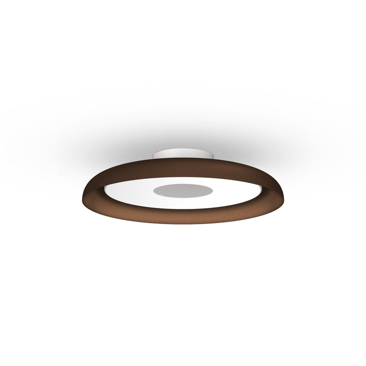 Nivél Flush 15 Wall/Ceiling Lamp - Pablo Designs - Wall Sconces - Espresso - HORNE