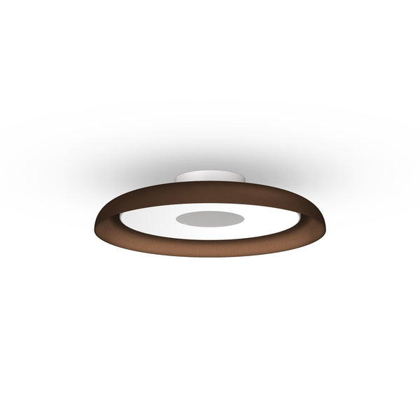 Nivél Flush 15 Wall/Ceiling Lamp - Pablo Designs - Wall Sconces - Espresso - HORNE