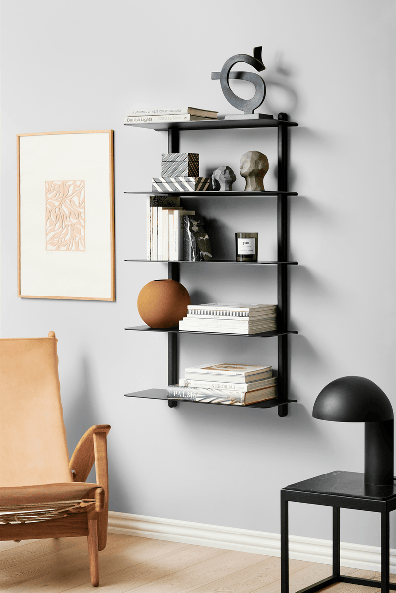 Nivo Shelf E - Gejst - Storage + Organization - Black - Small - HORNE