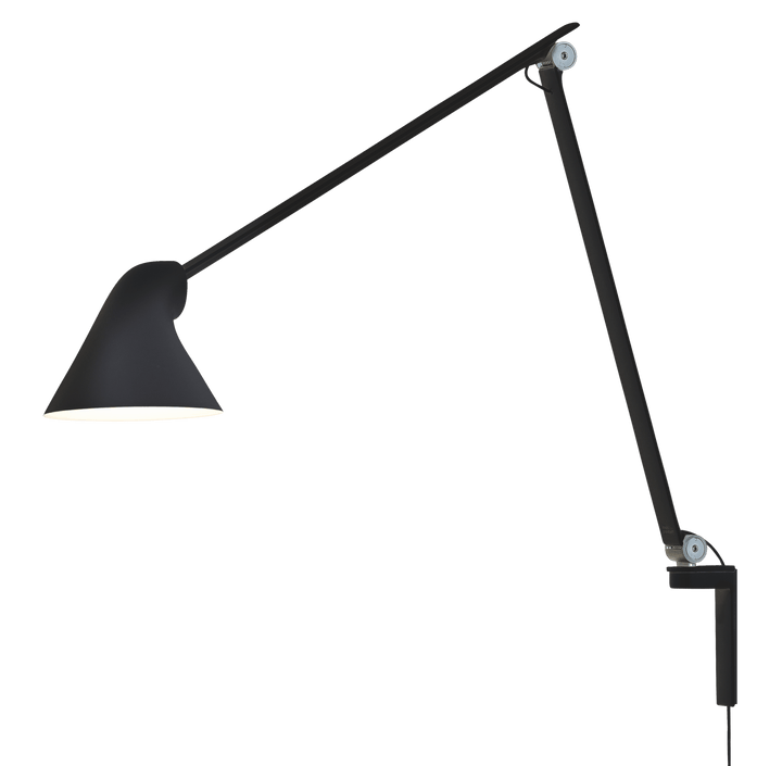 NJP Wall Lamp - Louis Poulsen - Wall Sconces - Black - Long Arm - 2700K - HORNE