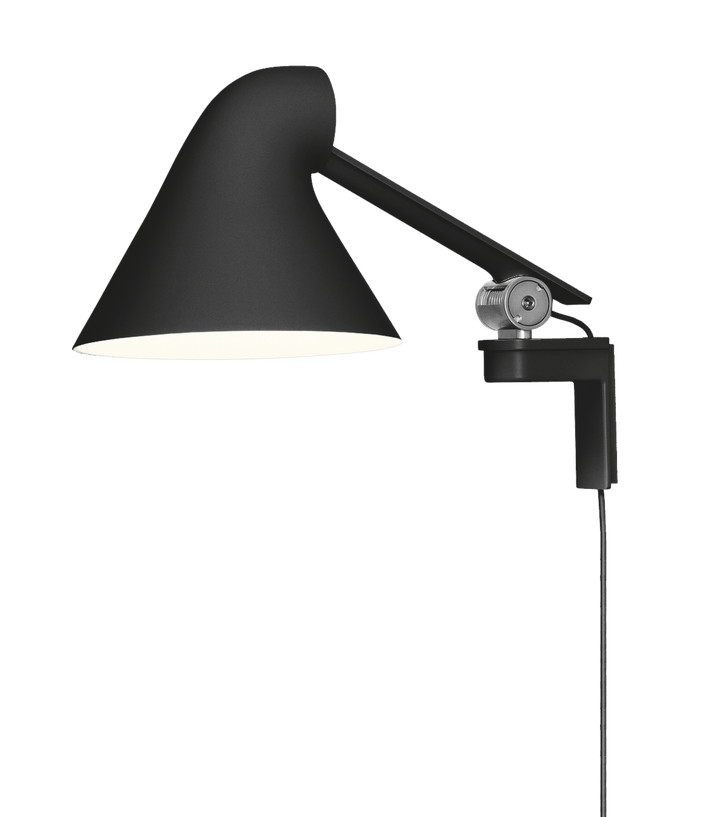 NJP Wall Lamp - Louis Poulsen - Wall Sconces - Black - Short Arm - 2700K - HORNE