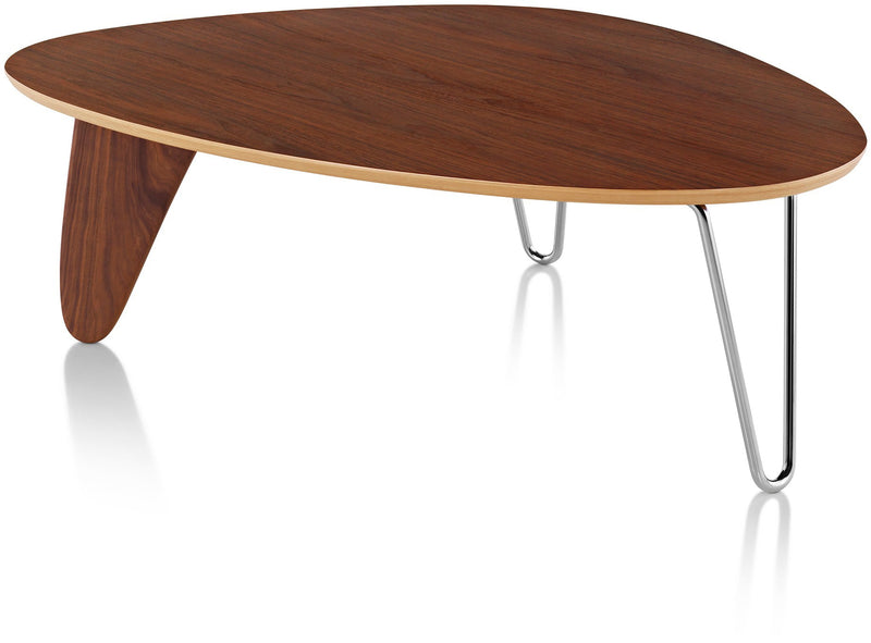 Noguchi® Rudder Table - Herman Miller® - Tables - Walnut - Trivalent Chrome - HORNE