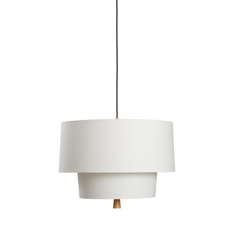 Nomen Pendant - Pletz - Pendants - Pure White Linen - HORNE