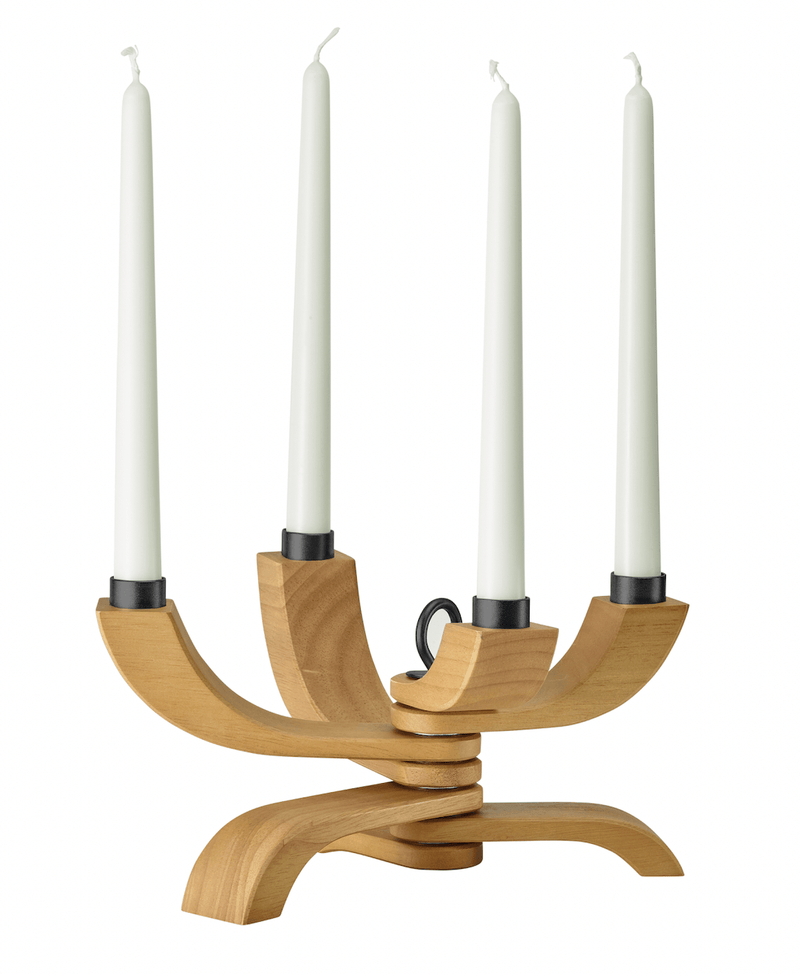 Nordic Light Foldable Candelabra - Design House Stockholm - Candle Holders - White - HORNE