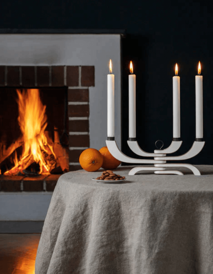 Nordic Light Foldable Candelabra - Design House Stockholm - Candle Holders - Red - HORNE