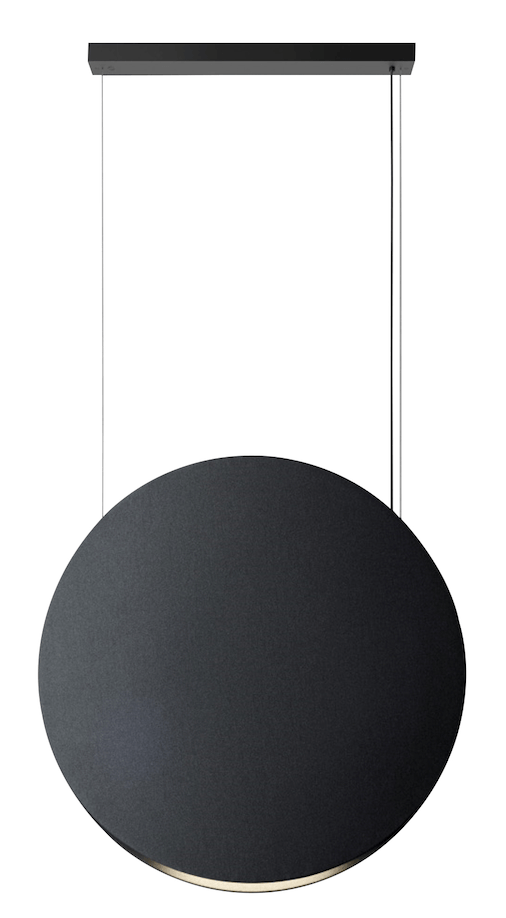 Noren S/100 LED Dimmable Pendant - Bover - Pendants - Direct & Indirect Light - Dark Grey - HORNE
