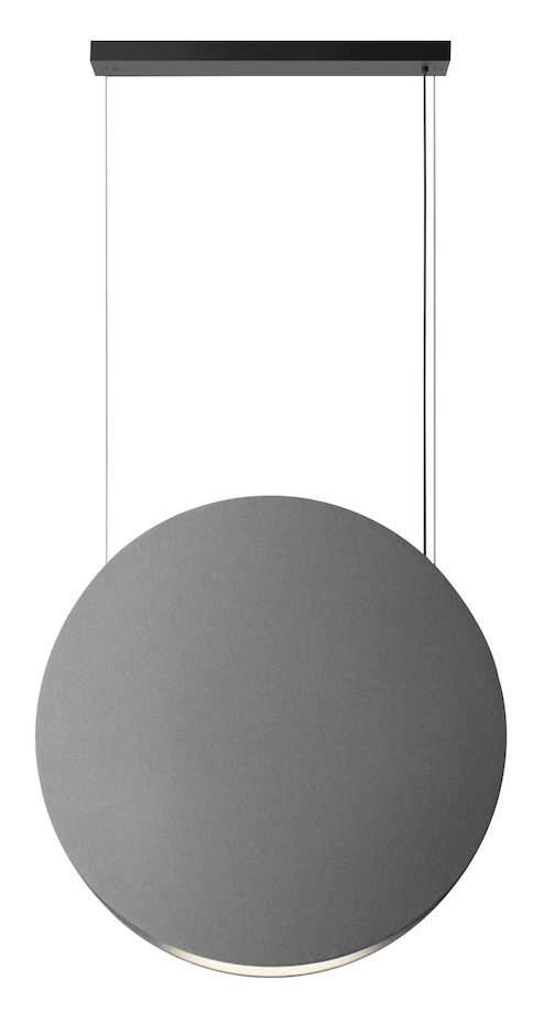 Noren S/100 LED Dimmable Pendant - Bover - Pendants - Direct & Indirect Light - Light Grey - HORNE