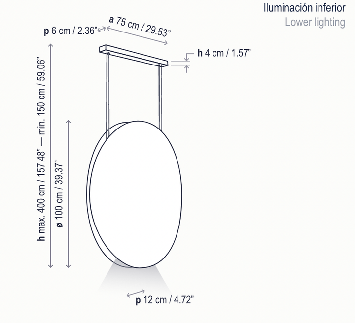 Noren S/100 LED Dimmable Pendant - Bover - Pendants - Direct & Indirect Light - Terracotta - HORNE