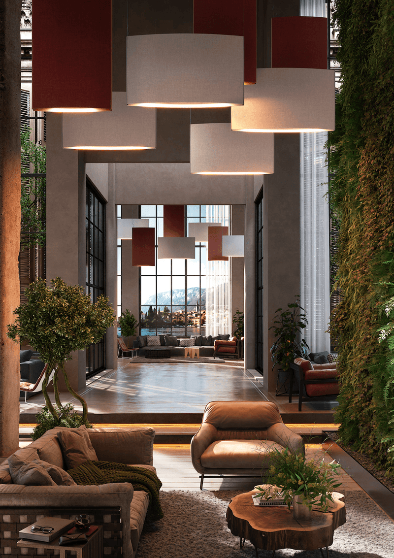 Noren S/123.2 LED Dimmable Pendant - Bover - Pendants - Direct Light Only - Dark Grey - HORNE