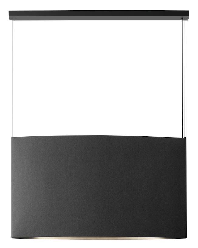 Noren S/123.2 LED Dimmable Pendant - Bover - Pendants - Direct Light Only - Dark Grey - HORNE