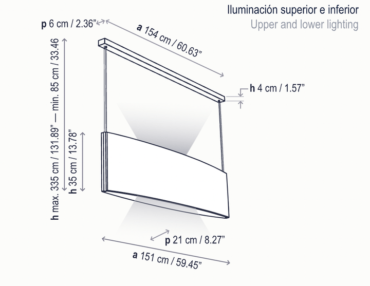 Noren S/151 LED Dimmable Pendant - Bover - Pendants - Direct & Indirect Light - Terracotta - HORNE