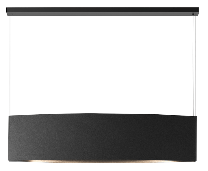 Noren S/151 LED Dimmable Pendant - Bover - Pendants - Direct & Indirect Light - Dark Grey - HORNE