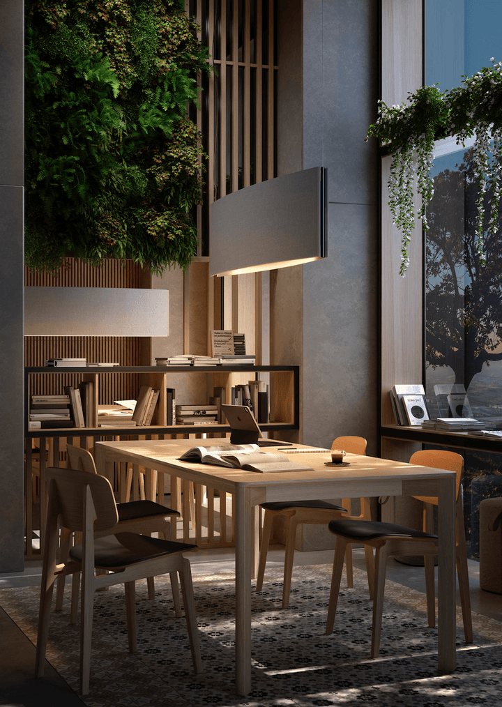 Noren S/151 LED Dimmable Pendant - Bover - Pendants - Direct & Indirect Light - Terracotta - HORNE