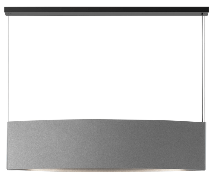 Noren S/151 LED Dimmable Pendant - Bover - Pendants - Direct & Indirect Light - Light Grey - HORNE